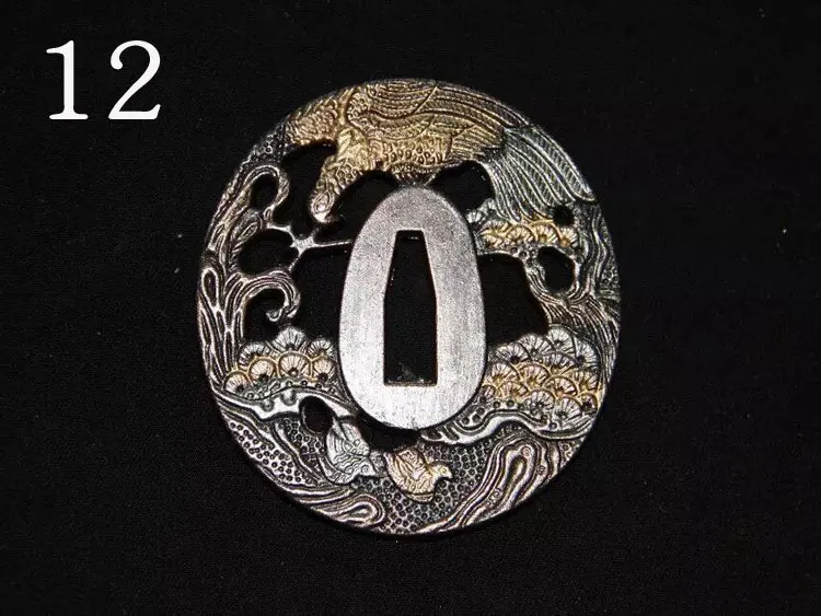 Высокое качество хорошие аксессуары для мечей из японского сплава Tsuba для меча Guard 1-12 моделей