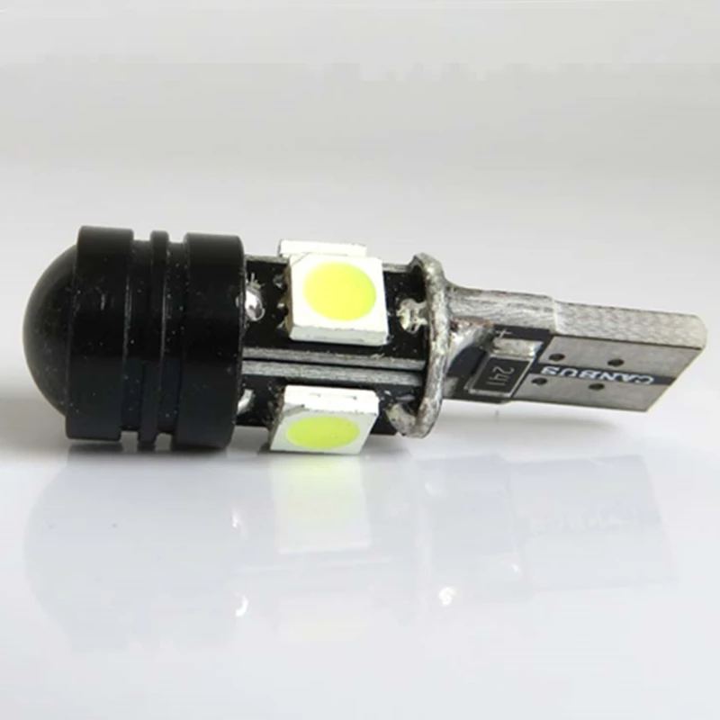 4 шт. Белый T10 Led 501 W5W Canbus безошибочный 4-5050 SMD 1 высокомощный клиновидный боковой