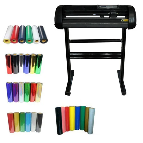 

24" Vinyl Cutting Plotter & 5 kinds of Heat Transfer Vinyl KIT