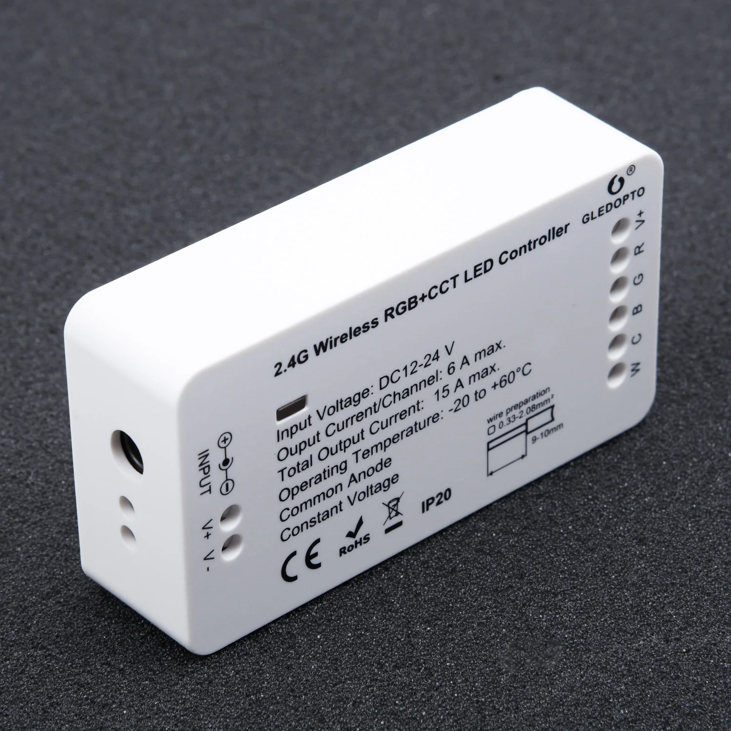 1 * беспроводной пульт дистанционного управления LED RGB + CCT/RGBW Номинальное
