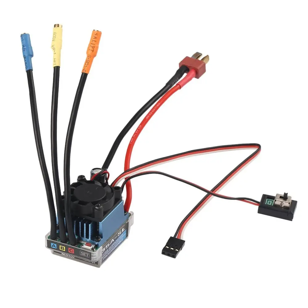 RC Racing 25A 35A 60A SL Бесщеточный Регулятор скорости ESC для 1/10 1:10 1:12 автомобильный