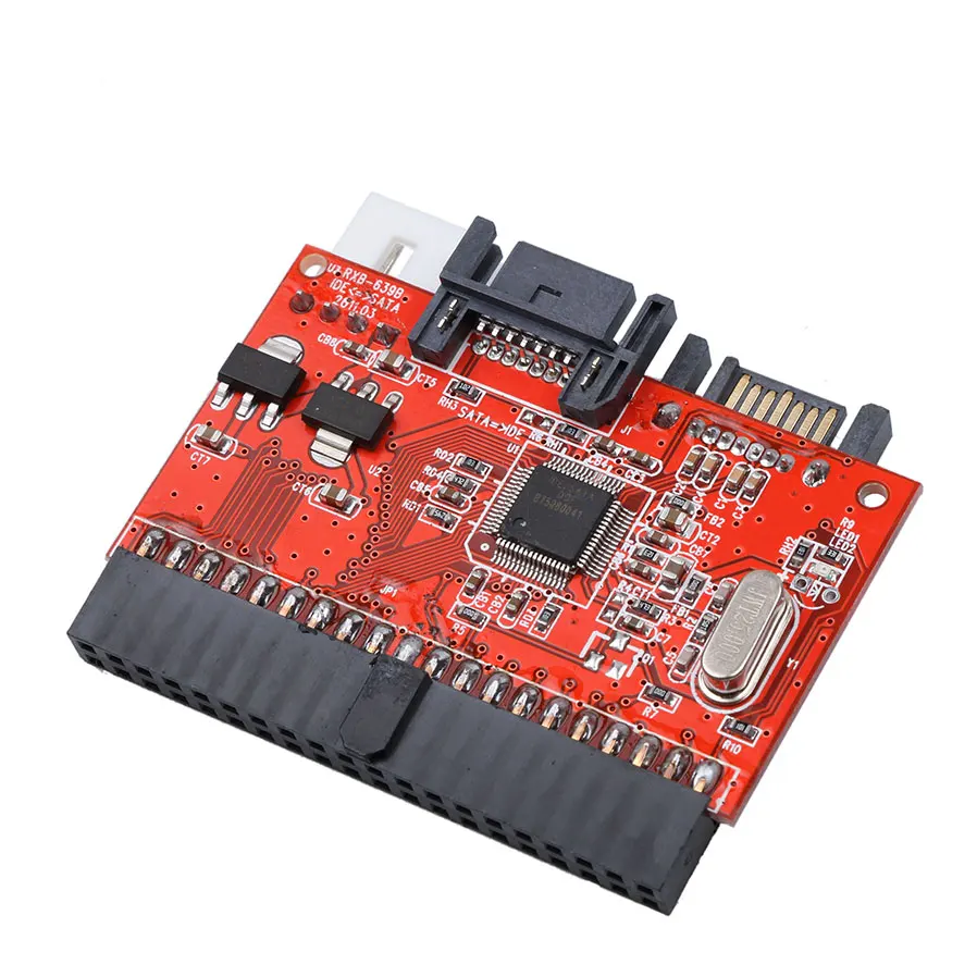 Адаптер Kebidu 2 в 1 SATA-IDE SATA конвертер 5 40pin IDE поддержка 133 100 HDD CD DVD ATA адаптер-конвертер