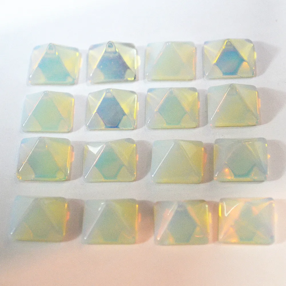 Лидер продаж модные квадратные кабошоны в виде пирамиды из натурального камня