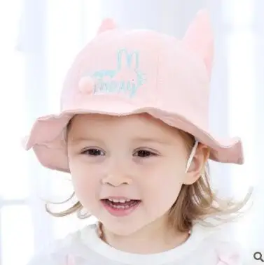 Новинка 2018 года сезон весна-осень детская шапка с козырьком для девочек