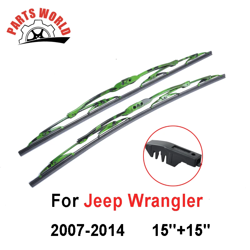 Щетка стеклоочистителя для Jeep Wrangler 2007-2014 15 ''+ 15&quot авто лобовое стекло
