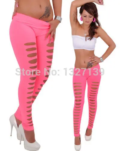 Женские узкие эластичные леггинсы для дискотеки ярких цветов | Женская одежда