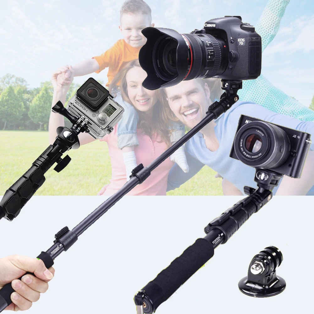 Селфи палка VILTROX Yunteng 088 монопод для Gopro Hero4/3 SJCAM SJ7000 SJ6000 Canon Nikon DSLR цифровая камера|for