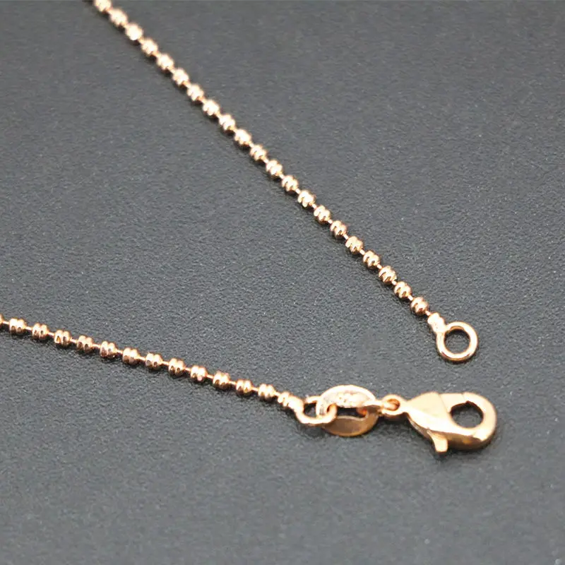 New Arrival Charms Women's Link Chains Necklace Copper Stainless Steel 1mm Diy Pendant Accessories Jewelry 18inch B3376 |