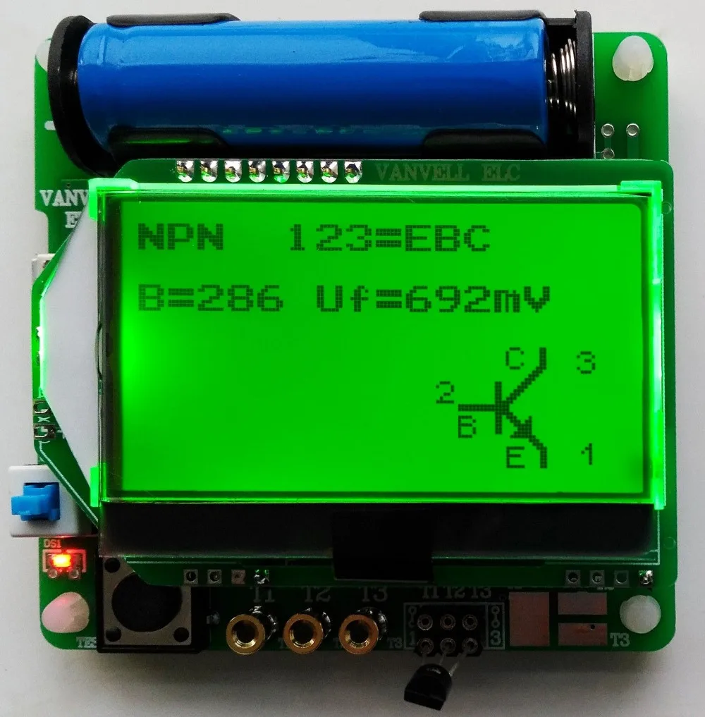 Новейшая многофункциональная версия индукторного конденсатора ESR meter DIY MG328 3 7 в |