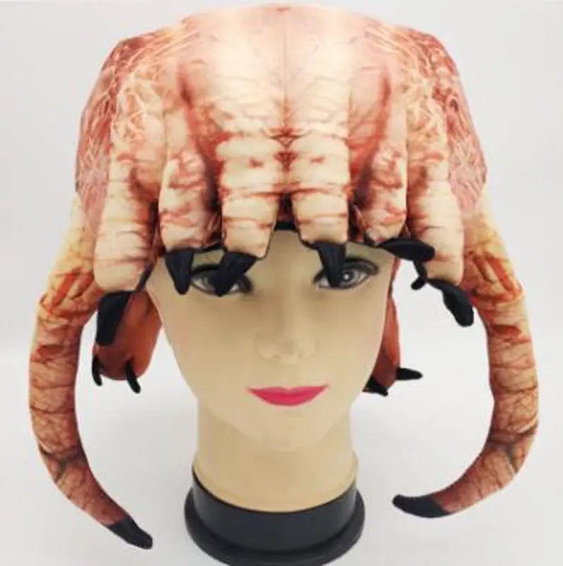 Nueva media vida 2 cabezas de cangrejo de peluche de juguete cabeza de mu&ntilde;eca sombrero de cangrejo regalo de cosplay-1