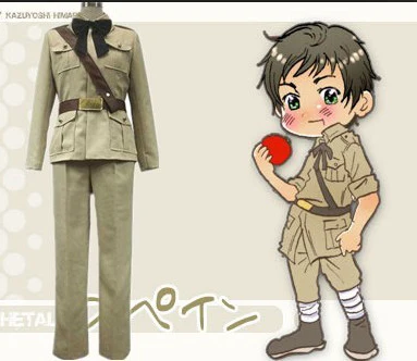 

Костюм для косплея из Испании Axis Powers Hetalia, топ + брюки 11