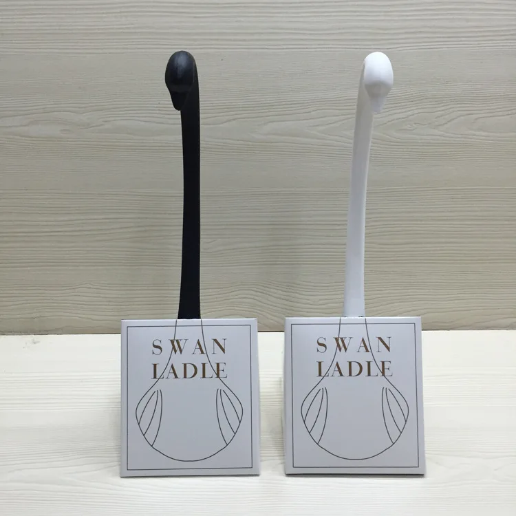 2 шт./лот 2017 Лебедь ковш ложки Пластик ложка уникальный Формы PP Специальный