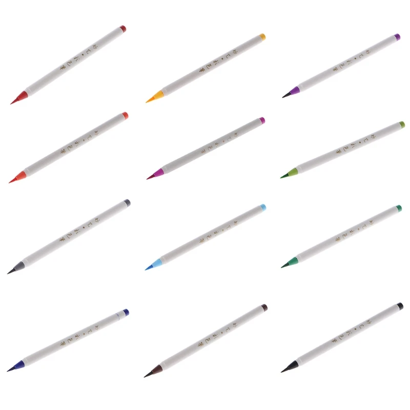 Красивая кисть для рисования мягкий наконечник многоразовые акварельные