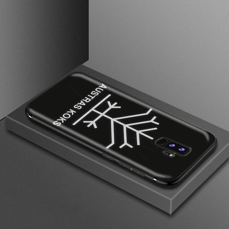 Латышский этнический чехол Sun Tree Austras Koks для Samsung Galaxy S20 S10 S9 S8 S7 S6 Plus Note 9 8 M30 M20 M10 Edge