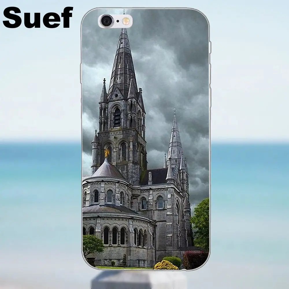 ТПУ Горячая продажа путешествия над эдинбургом для iPhone 4 4S 5 5S 5C SE 6 6S 7 8 Plus X Samsung Galaxy