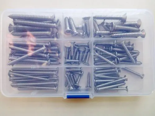 Самонарезающие винты Phillips самонарезающие болты с плоской головкой 93 шт. M4 M5 M6 |