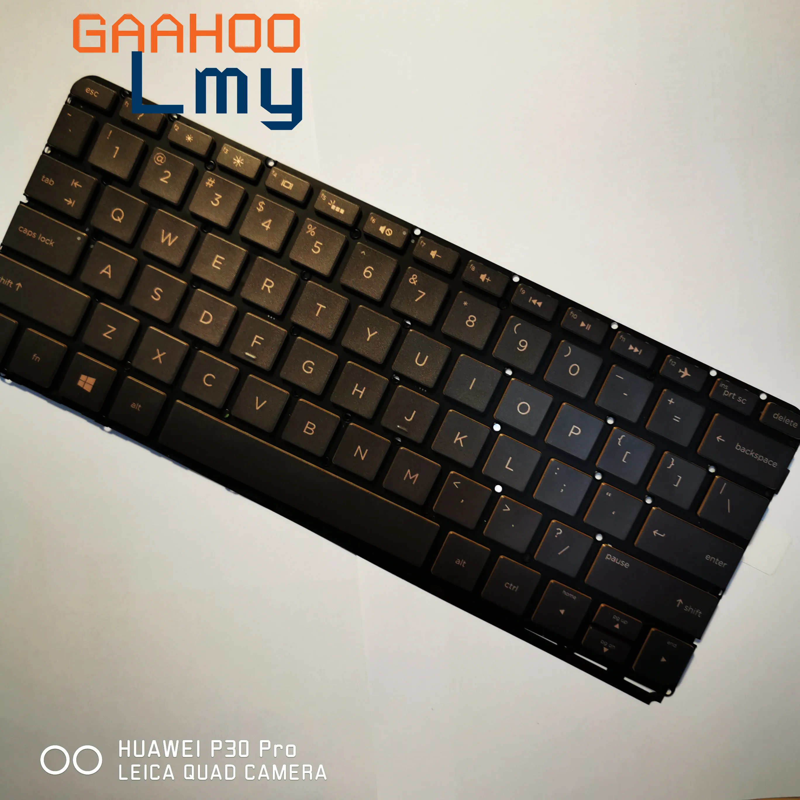 Клавиатура для HP Spectre 13 V V000 V010CA V011DX V018CA V021NR V100 Sivler/Золотая клавиатура с подсветкой