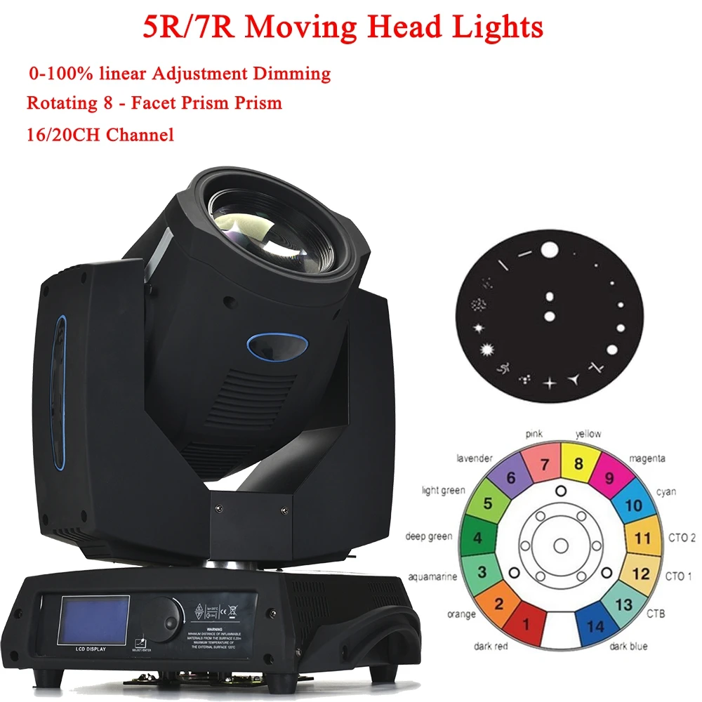 Фото Новейший движущийся головной свет на выбор 5R 200 Вт/7R 230 Вт Yodn лампа с движущейся