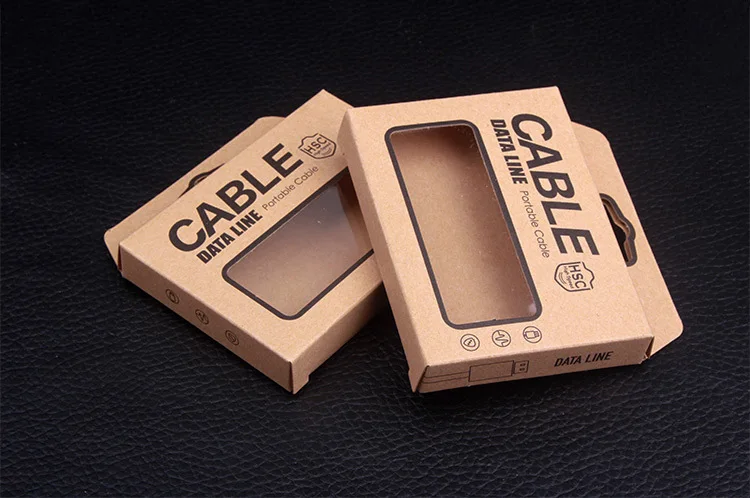 700 шт. оптовая продажа мобильный телефон микро USB кабель бумажная упаковочная
