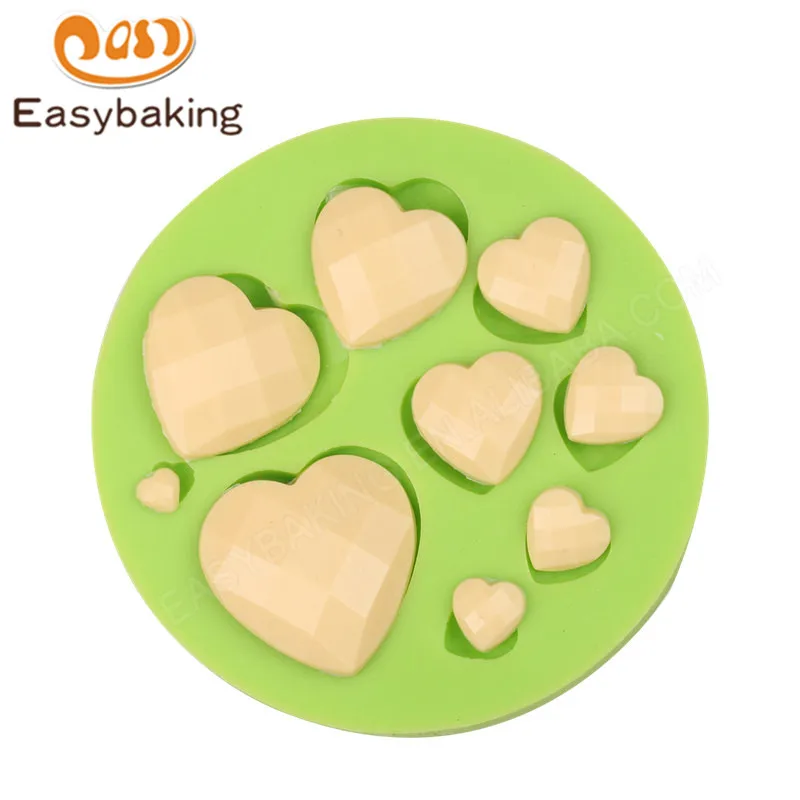 Любовь в форме сердца Круг Силиконовые Ювелирные изделия смолы плесень