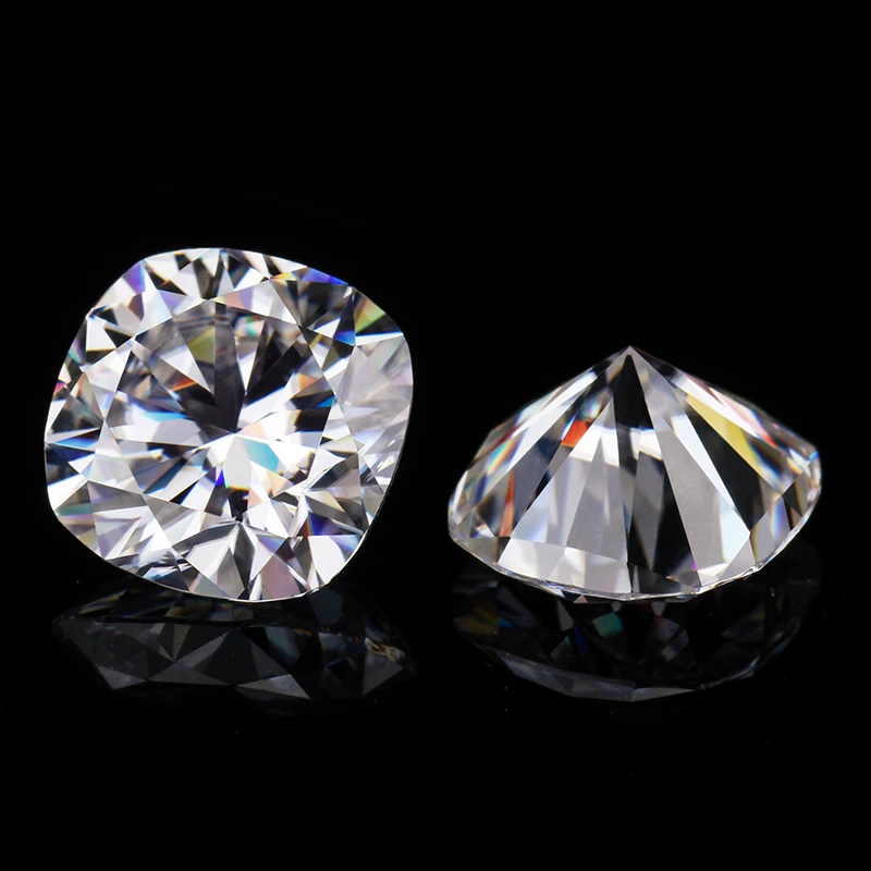 

Красивая Подушка Форма EF 6,5*6,5 мм свободная лаборатория созданная Moissanite бриллианты ювелирные драгоценные камни