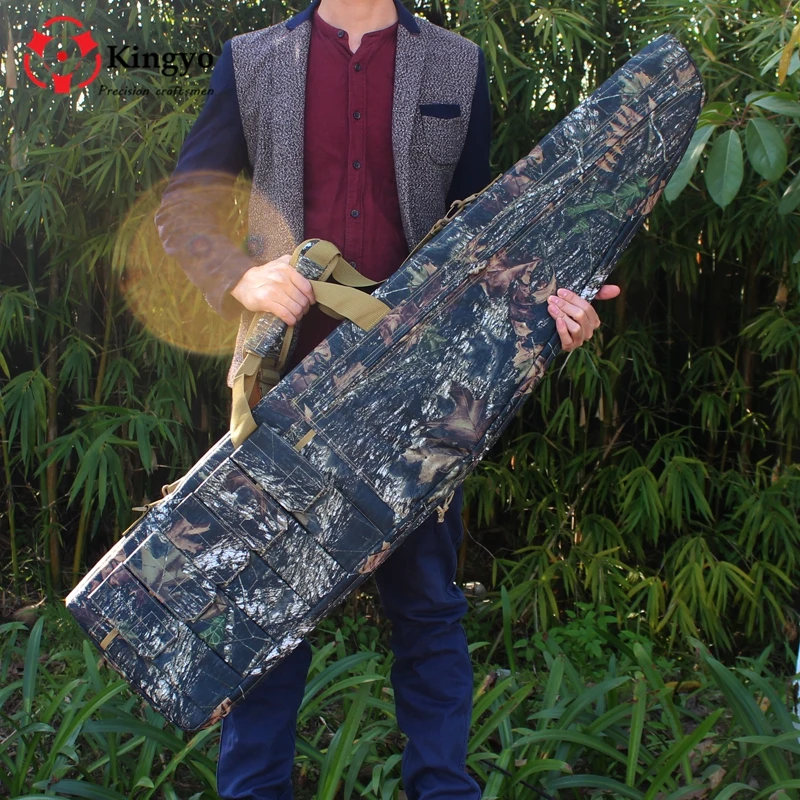 Сумка для переноски охотничьей винтовки 130 см из искусственной кожи защитный