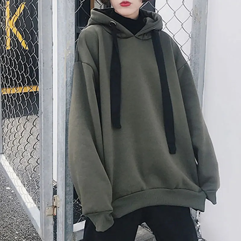 Для женщин с капюшоном сбоку Разделение Толстовки на молнии плюс Размеры 2XL