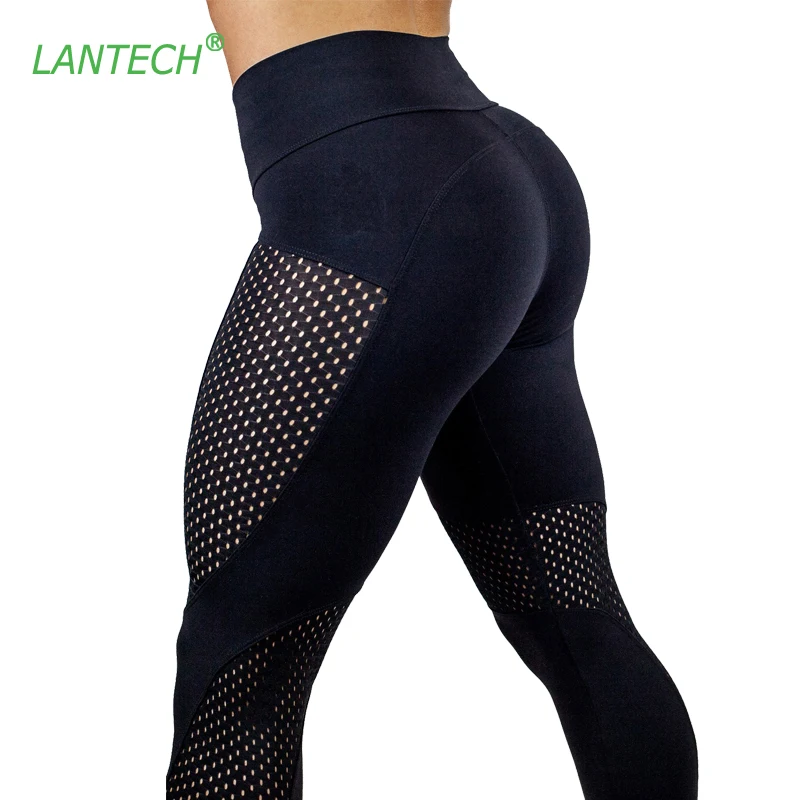Женские компрессионные штаны LANTECH модные повседневные леггинсы с эффектом пуш-ап