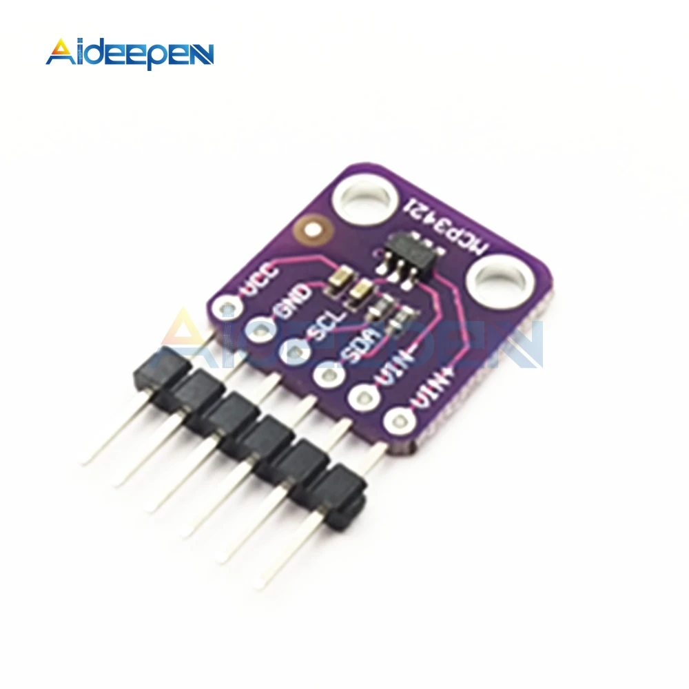 MCP3421 I2C SOT23-6 Дельта-Сигма АЦП оценки зарядная Модульная плата для PICkit серийный модуль анализатора