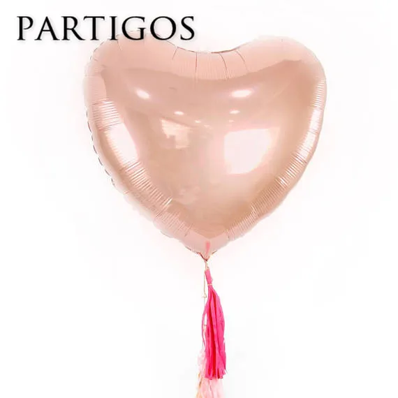 Надувные гелиевые шары из фольги в форме сердца 10 шт./лот 18 дюймов для украшения