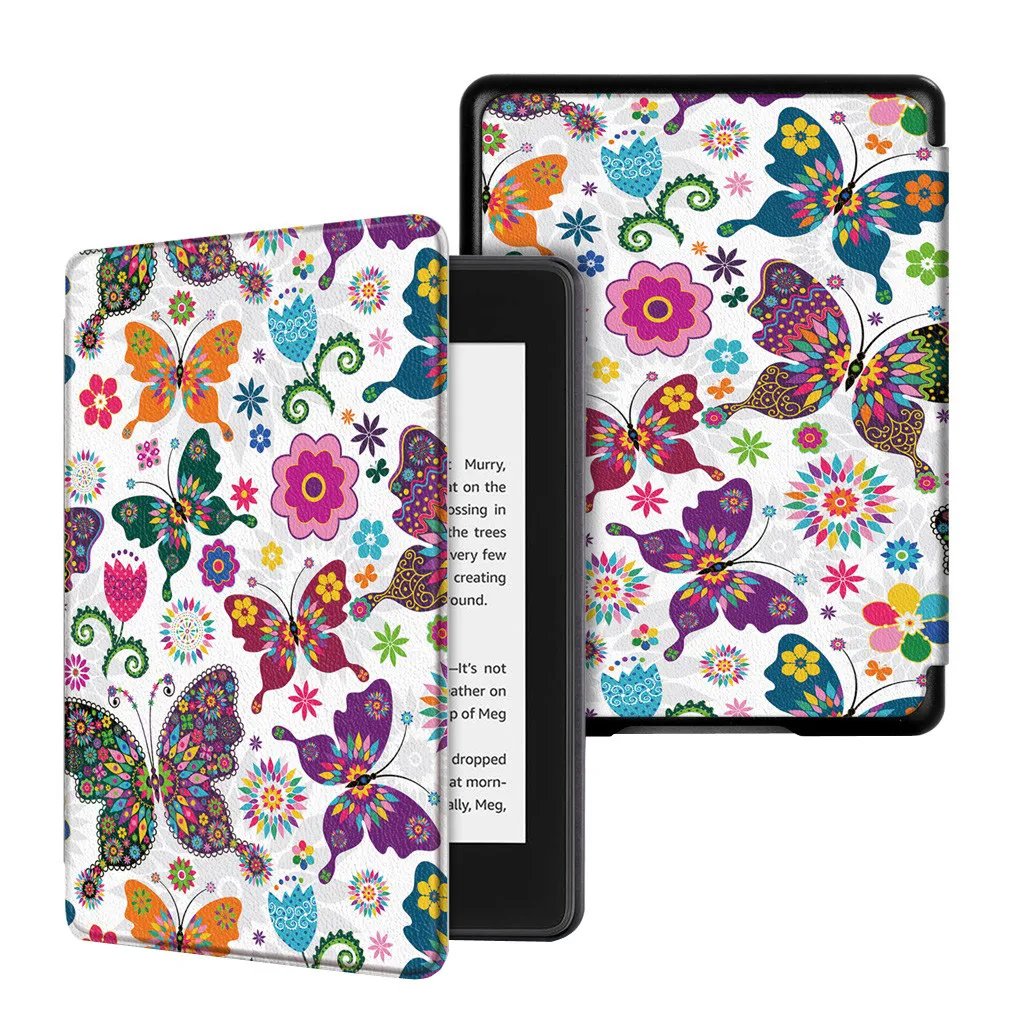 Высококачественный защитный чехол для нового Kindle Paperwhite 4 2018 умный тонкий кожаный