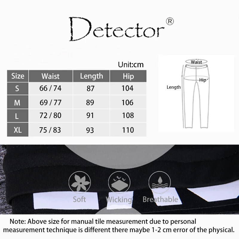 Детектор Для женщин быстросохнущая Дышащие Мягкие штаны для йоги Running Фитнес