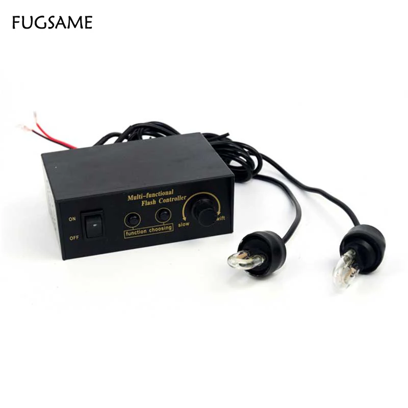 

FUGSAME Type-R Ps704 2A Doesthis 2 Car Motorcycle U Flash Lamp Fog Lamp Rear Light Adjustable U Strobe Light