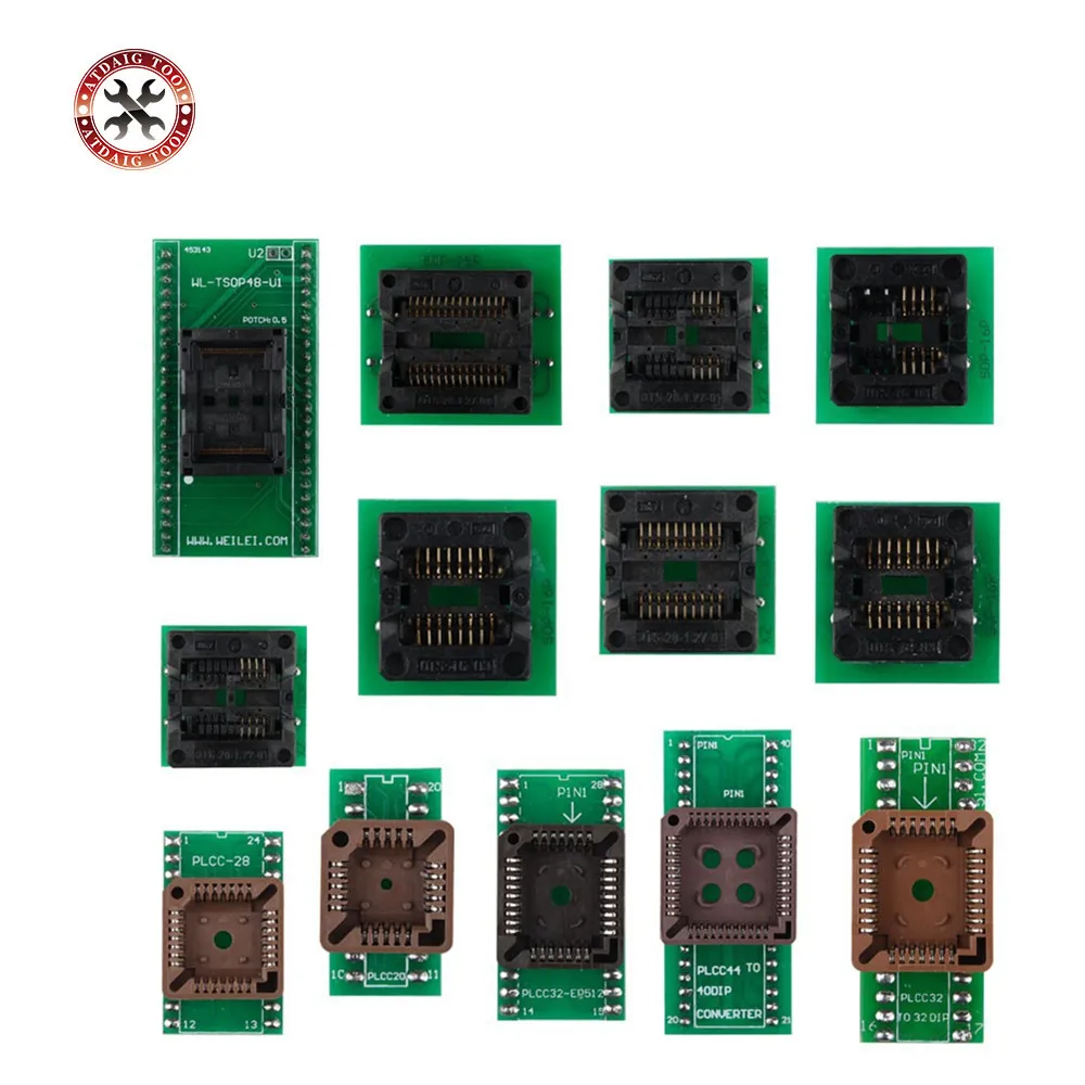 Бесплатная доставка 13 шт. адаптер для Superpro Xeltek 610P USB программатор системного