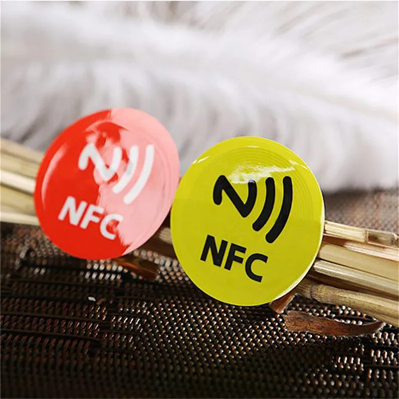 (6 шт./лот) наклейки NFC NTAG213 NFC-метки клейкая этикетка-наклейка RFID универсальная