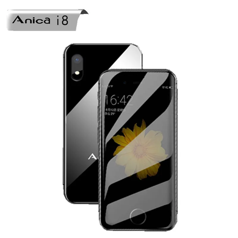 Смартфон Anica I8 Mini GSM WCDMA Android 1G 8G GPS экран 2 4 дюйма с высоким разрешением