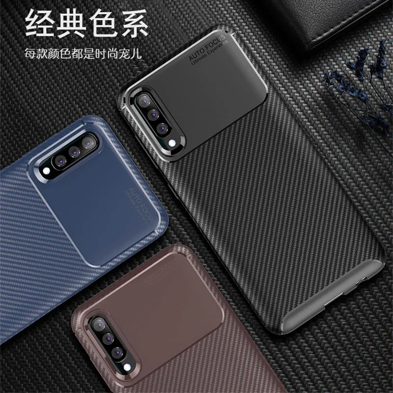 Чехол из углеродного волокна для Samsung Galaxy A70 20 30 50 51 71 52 72 5G м 31 противоударный