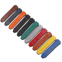 watch accessories leather strap for hublot series 19mmx25mm for mens and womens business casual outdoor sports strap