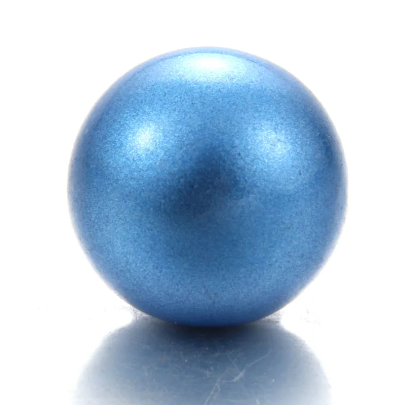 With flashing blue 5 шт./партия 16 мм колокольчик подходит для медальона клетка музыкальный звук красочный шар гармонии подарок для беременных звук колокольчик шарики ювелирные изделия - Metal color: With flashing blue