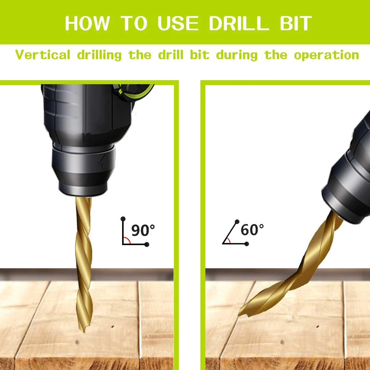 7 шт. сверло с зенковкой набор сверл титановым покрытием по дереву