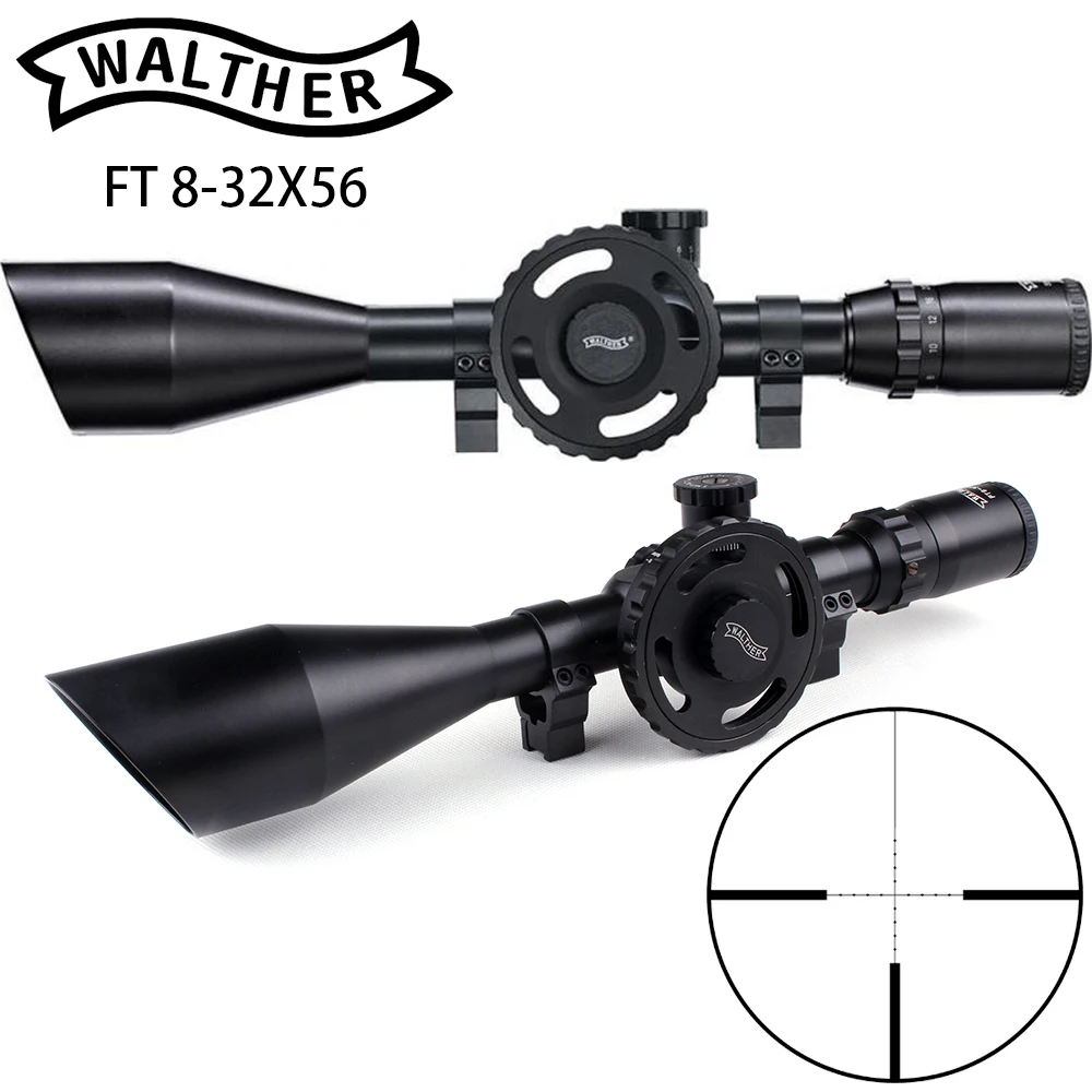 WALTHER прицелы для охоты FT 8 32X56 охотничий прицел большое боковое колесо Parallax