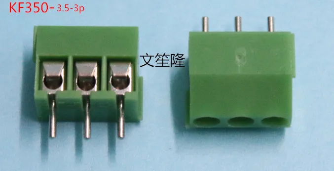 Бесплатная доставка 100 шт. Φ KF350 3Pin 3 5 мм прямой контакт PCB винтовой терминал ROHS|pcb