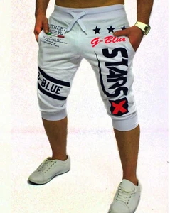 Мужские повседневные брюки, с принтом в виде звезд и букв, модель 2017 года, бесплатная доставка