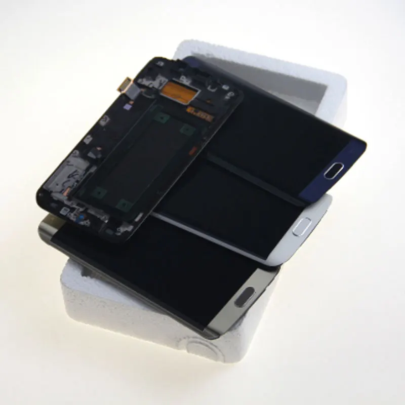 Для Samsung Galaxy S6 Edge LCD G925 G925F дисплей сенсорный экран дигитайзер компонент 5 1 дюймов с