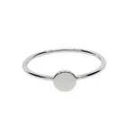 Маленькие круглые точки, простой геометрический дизайн, искусственное серебро, изящное женское кольцо в несколько стеблей
