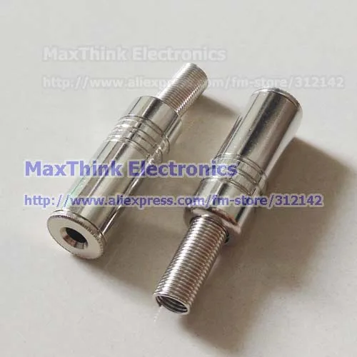 Металлический корпус 3 5 мм разъем стерео аудио гнездо для мужских наушников