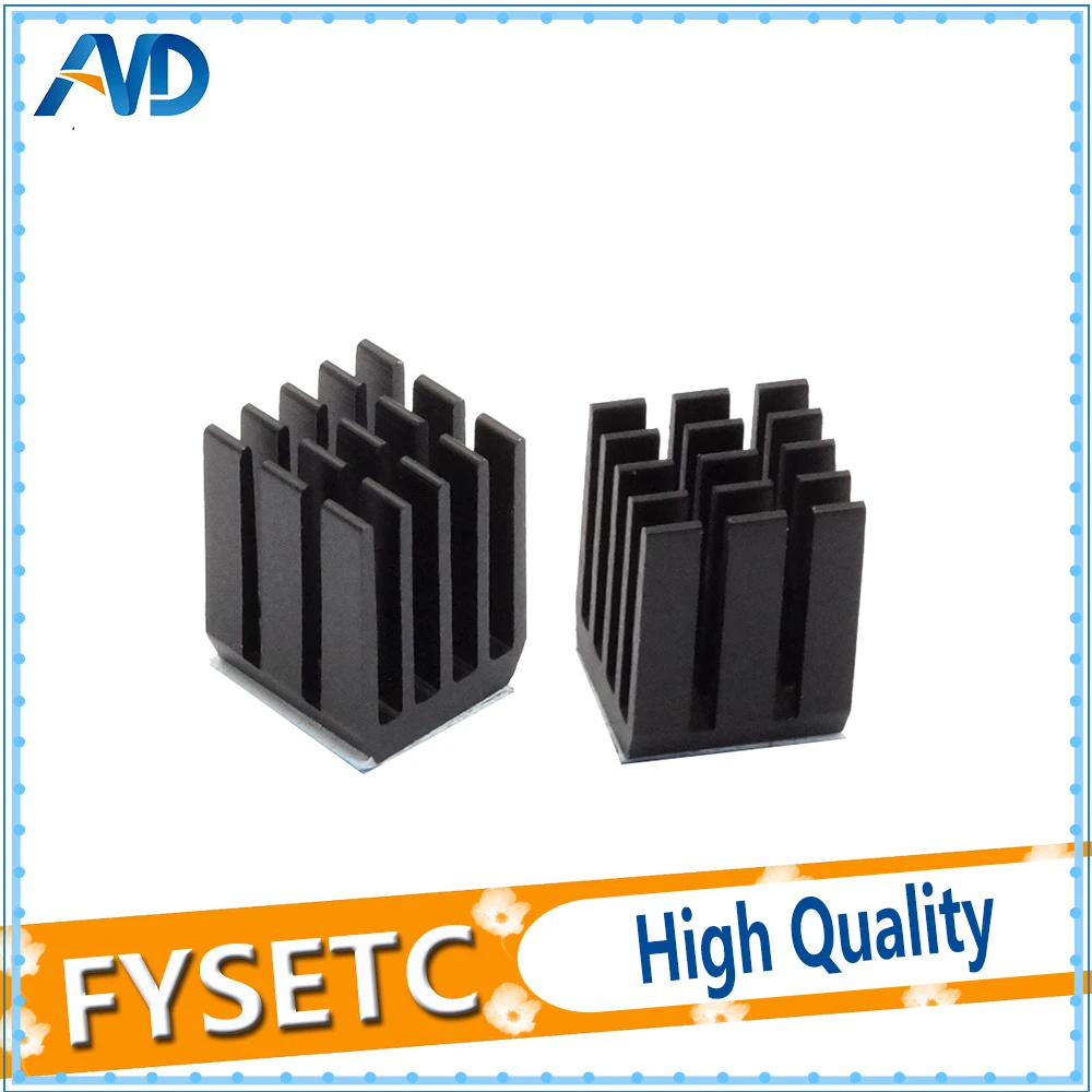 5 шт./лот StepStick теплоотвод алюминиевый подходит для DRV8825/A4988/TMC2100/TMC2208/TMC2130 Mendel|stepstick