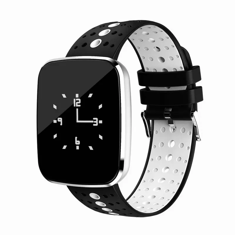 Moonlinks V6 яркие цвета водонепроницаемый SmartWatch IP67 измерять кровяное давление часы