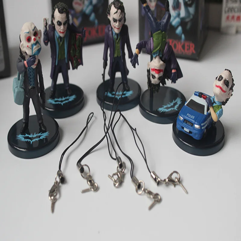 5 шт./лот аниме Marvel Мстители Темный рыцарь Джокер шт./компл. ПВХ фигурка