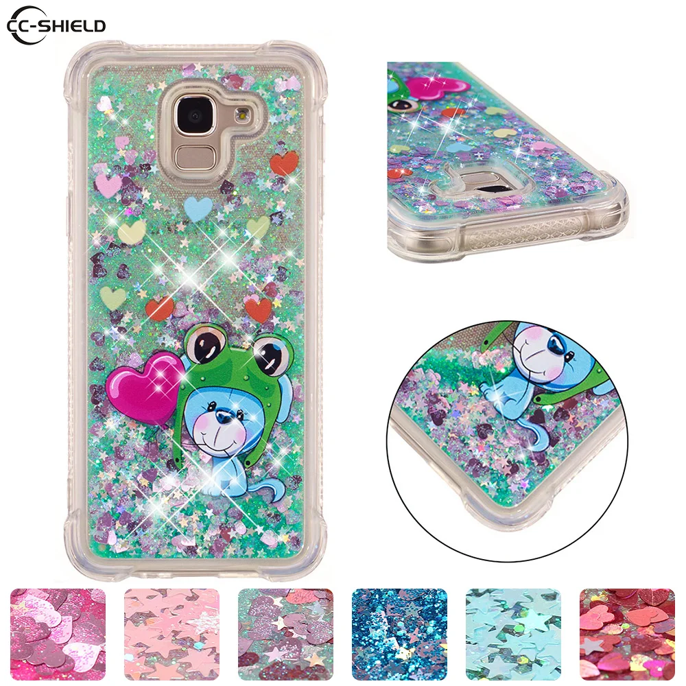 Case for Samsung Galaxy J6 J 6 2018 J600 SM-J600FN SM-J600F/DS SM-J600 SM J600FN J600F/DS Quicksand Silicone Phone Cover |